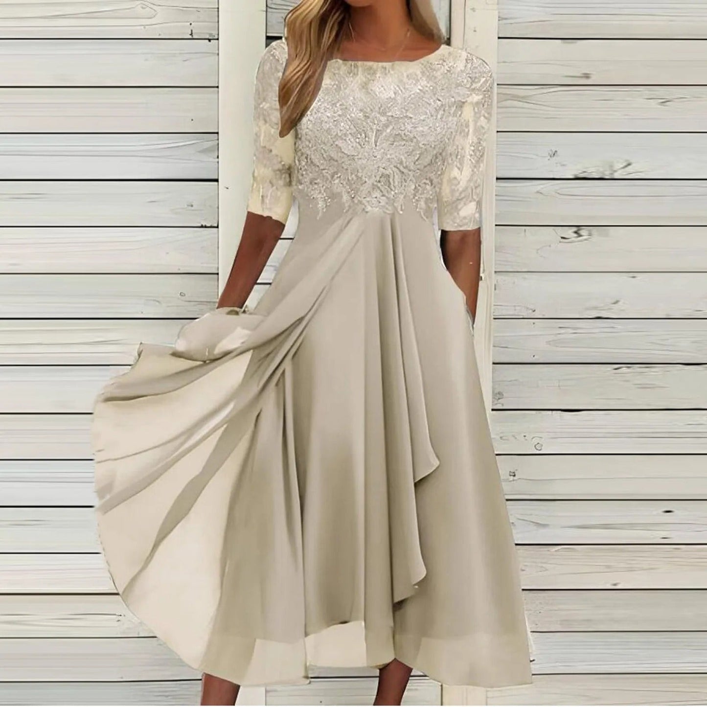 Gabriella™ | Elegant spetsklänning