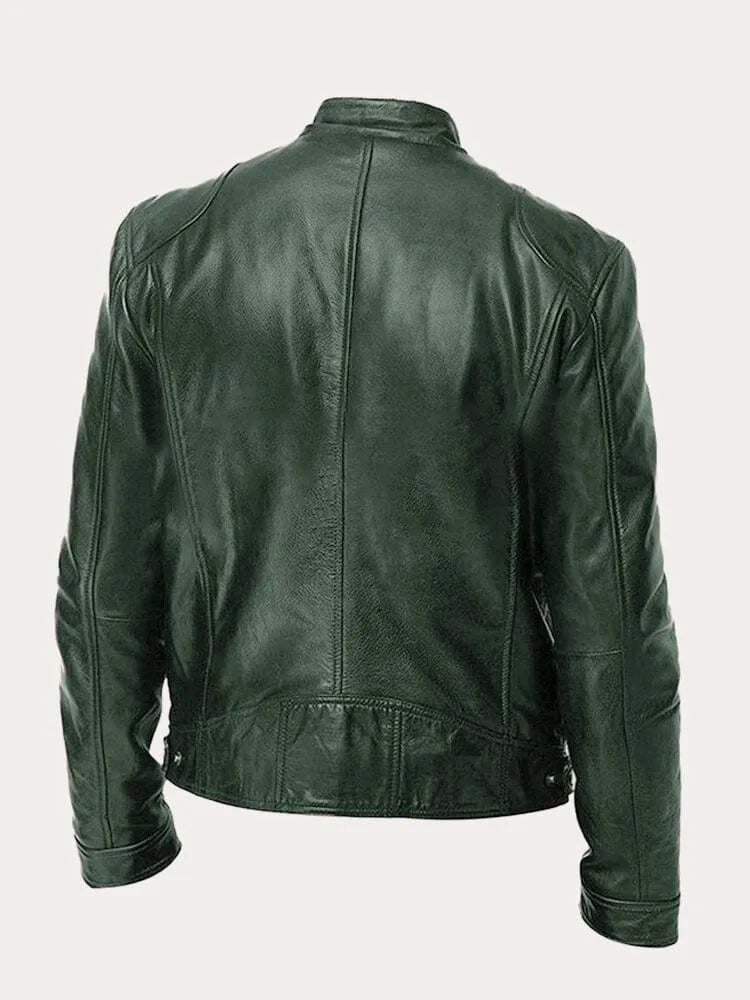 Otto™  | Casual Läderjacka: Tidlös