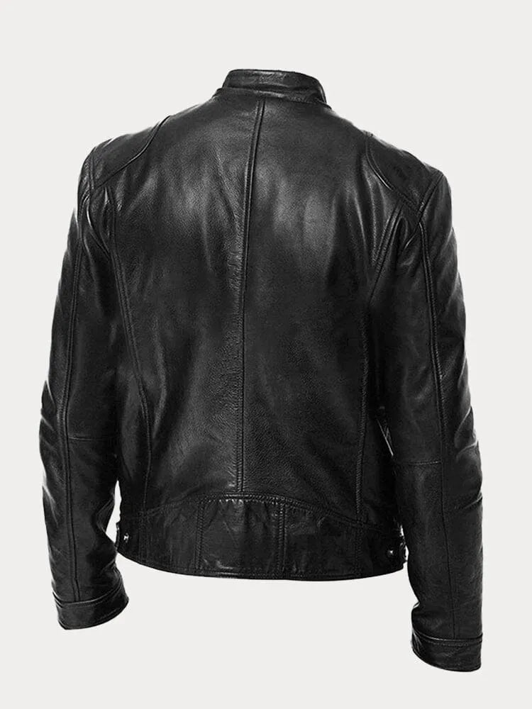 Otto™  | Casual Läderjacka: Tidlös