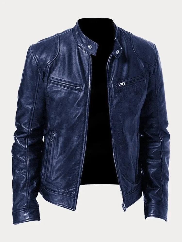 Otto™  | Casual Läderjacka: Tidlös