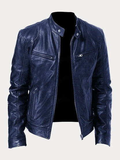 Otto™  | Casual Läderjacka: Tidlös