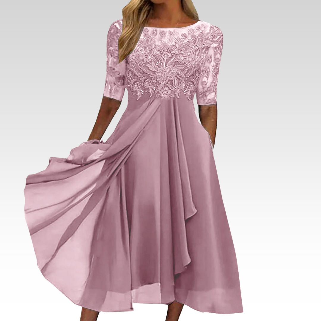 Gabriella™  | Elegant spetsklänning