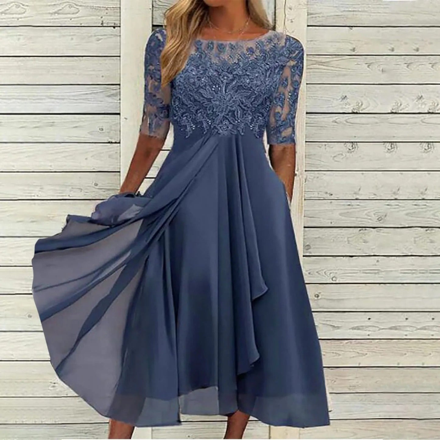 Gabriella™  | Elegant spetsklänning