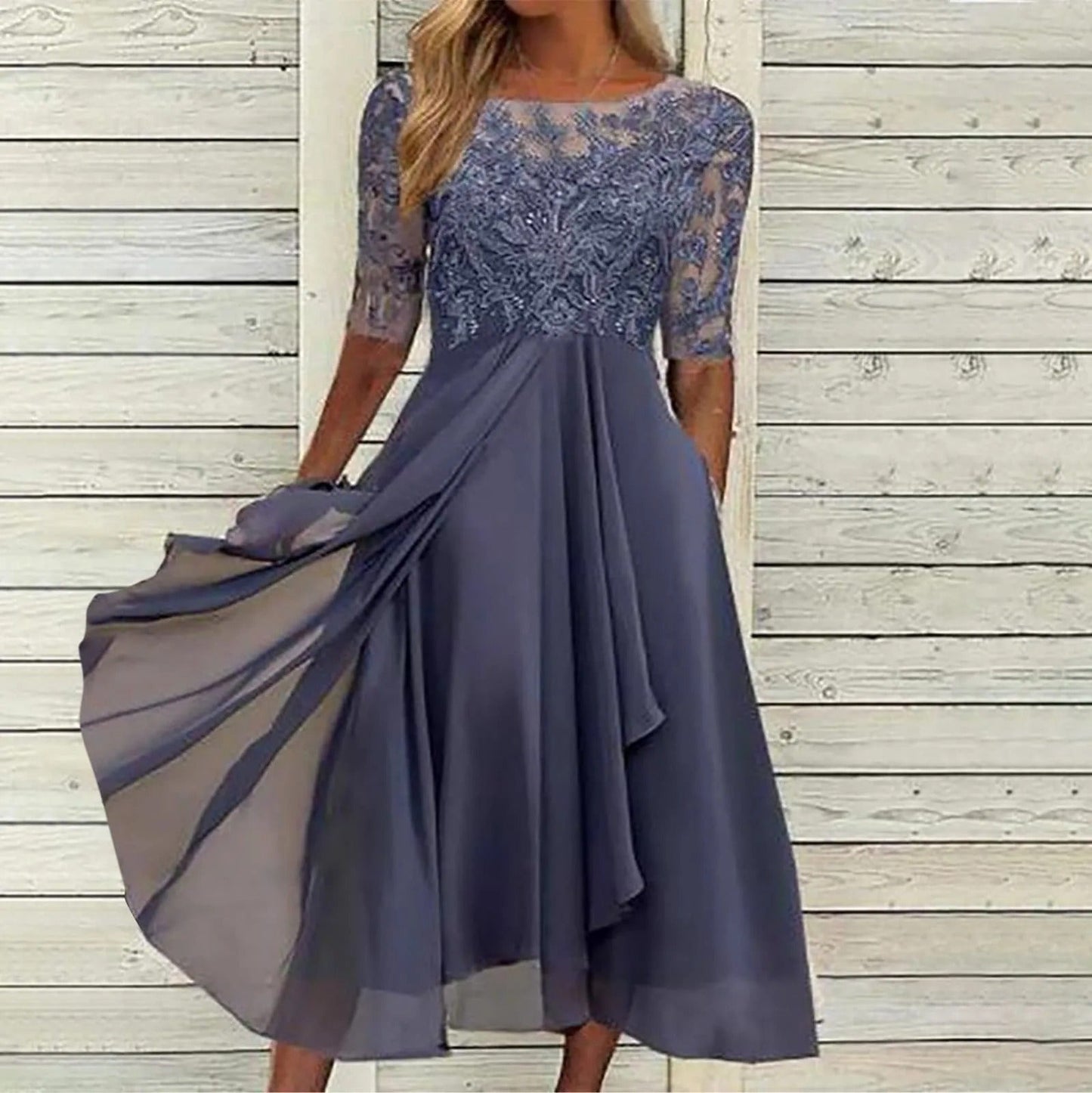 Gabriella™  | Elegant spetsklänning