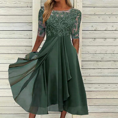 Gabriella™  | Elegant spetsklänning